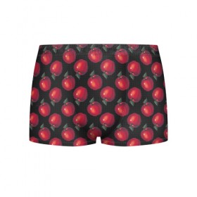 Мужские трусы 3D Яблочки: в Ухте, 50% хлопок, 50% полиэстер | классическая посадка, на поясе мягкая тканевая резинка |