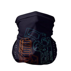 Бандана-труба 3D с принтом Blade Runner 2049 в Ухте, 100% полиэстер, ткань с особыми свойствами — Activecool | плотность 150‒180 г/м2; хорошо тянется, но сохраняет форму | 2049 | blade runner | bladerunner