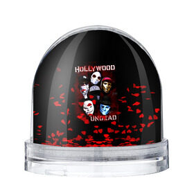Водяной шар с принтом Группа Hollywood Undead в Ухте, Пластик | Изображение внутри шара печатается на глянцевой фотобумаге с двух сторон | charlie scene | danny | funny man | hollywood | j dog | johnny 3 tears | undead | альтернативный | андед | голивуд | голливудская | группа | кранккор | метал | нежить | ню | реп | рок | рэп | рэпкор