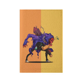 Обложка для паспорта матовая кожа Смерть: в Ухте, натуральная матовая кожа | размер 19,3 х 13,7 см; прозрачные пластиковые крепления |