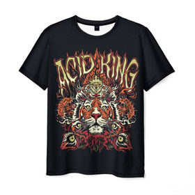 Мужская футболка 3D с принтом Acid King 2 в Ухте, 100% полиэфир | прямой крой, круглый вырез горловины, длина до линии бедер | acid king | down with the crow | gross national product | joey osbourne | lori s | mark lamb | peter lucas | rafa martinez | the bhang revival | zoroaster | джои осборн | лори | петер лукас