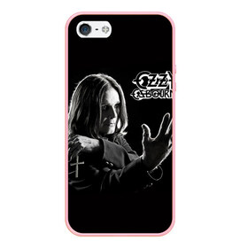Чехол для iPhone 5/5S матовый с принтом Оззи Осборн в Ухте, Силикон | Область печати: задняя сторона чехла, без боковых панелей | black sabbath | ozzy osbourne | оззи осборн