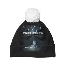 Шапка 3D c помпоном с принтом Imagine, Dragons, девушка в Ухте, 100% полиэстер | универсальный размер, печать по всей поверхности изделия | dragons | imagine | альтернативный | американская | бэн макки | группа | драгонс | дэн платцман | дэн рейнольдс | имеджин | инди | индирок | поп | рок | уэйн сермон | электроник