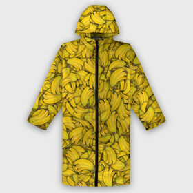 Дождевик унисекс 3D с принтом Бананы в Ухте,  |  | banana | vegan | банан | веган | желтый | паттерн | текстура | фрукт