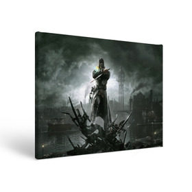 Холст прямоугольный с принтом Dishonored 2 в Ухте, 100% ПВХ |  | dunwall | дануолл | корво аттано