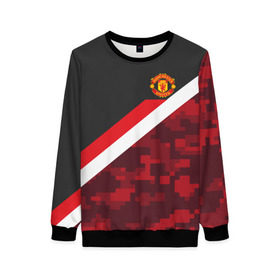 Женский свитшот 3D с принтом Manchester United Sport Camo в Ухте, 100% полиэстер с мягким внутренним слоем | круглый вырез горловины, мягкая резинка на манжетах и поясе, свободная посадка по фигуре | emirates | fc | manchester united | абстракция | геометрия | зож | клуб | линии | манчестер юнайтед | модные | мяч | россии | спорт | спортивные | стиль | тренды | футбол | футбольный клуб | экстрим | эмблема