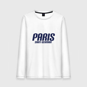 Мужской лонгслив хлопок с принтом Paris Saint Germain (PSG) в Ухте, 100% хлопок |  | 