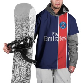 Накидка на куртку 3D с принтом PSG 2018 Original #1 в Ухте, 100% полиэстер |  | Тематика изображения на принте: fc | fly emirates | paris | psg | лого | париж | псж | спорт | спортивные | фк | футбольный клуб