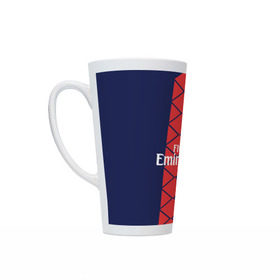 Кружка Латте с принтом PSG 2018 Original #16 в Ухте, Белая керамика | Объем 480 мл; Высота 150 мм; Диаметр 90 мм | Тематика изображения на принте: 