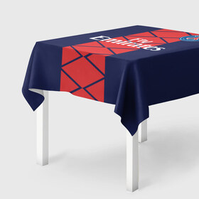 Скатерть 3D с принтом PSG 2018 Original #16 в Ухте, 100% полиэстер (ткань не мнется и не растягивается) | Размер: 150*150 см | Тематика изображения на принте: 