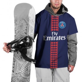 Накидка на куртку 3D с принтом PSG 2018 Original #19 в Ухте, 100% полиэстер |  | Тематика изображения на принте: fc | fly emirates | paris | psg | лого | париж | псж | спорт | спортивные | фк | футбольный клуб