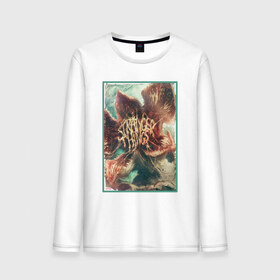 Мужской лонгслив хлопок с принтом Странные дела в Ухте, 100% хлопок |  | stranger things | демогоргон | очень странные дела