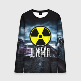 Мужской лонгслив 3D с принтом S.T.A.L.K.E.R. - Д.И.М.А. в Ухте, 100% полиэстер | длинные рукава, круглый вырез горловины, полуприлегающий силуэт | Тематика изображения на принте: stalker | волки | грузовик | дима | димка | димон | дмитрий | имя | мрак | припять | птицы | радиация | сталкер | чернобыль