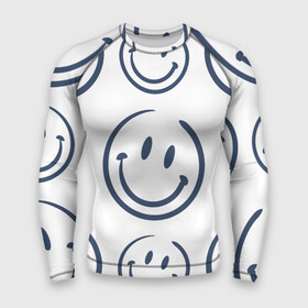 Мужской рашгард 3D с принтом Смайл в Ухте,  |  | vppdgryphon | арт | краска | прикольные | смайл | смайлы | цветные