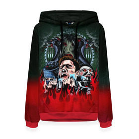 Женская толстовка 3D The fear: в Ухте, 100% полиэстер  | двухслойный капюшон со шнурком для регулировки, мягкие манжеты на рукавах и по низу толстовки, спереди карман-кенгуру с мягким внутренним слоем. | jigsaw | джон крамер | триллер