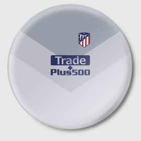 Значок с принтом Atletico Madrid Original #9 в Ухте,  металл | круглая форма, металлическая застежка в виде булавки | Тематика изображения на принте: 