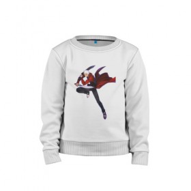 Детский свитшот хлопок Арчер: в Ухте, 100% хлопок | круглый вырез горловины, эластичные манжеты, пояс и воротник |