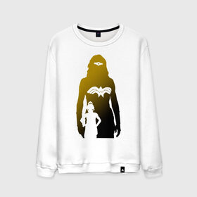 Мужской свитшот хлопок с принтом Необычная девушка в Ухте, 100% хлопок |  | 