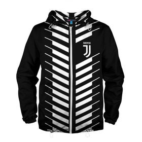 Мужская ветровка 3D с принтом Juventus 2018 Creative #2 в Ухте, 100% полиэстер | подол и капюшон оформлены резинкой с фиксаторами, два кармана без застежек по бокам, один потайной карман на груди | juventus | футбол | футбольный клуб | ювентус