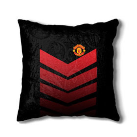 Подушка 3D с принтом Manchester United 2018 Arrow в Ухте, наволочка – 100% полиэстер, наполнитель – холлофайбер (легкий наполнитель, не вызывает аллергию). | состоит из подушки и наволочки. Наволочка на молнии, легко снимается для стирки | fc | manchester united | манчестер юнайтед | спорт | спортивные | футбол | футбольный клуб