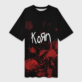 Платье-футболка 3D Korn: в Ухте,  |  | korn | koяn | альтернативный | арвизу | гранж | грув | группа | дэвис | корн | коян | лузье | манки | метал | музыка | нюметал | панк | песни | рок | уэлч | филди | филипп | хэд | шаффер