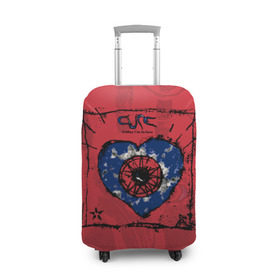 Чехол для чемодана 3D The Cure: в Ухте, 86% полиэфир, 14% спандекс | двустороннее нанесение принта, прорези для ручек и колес | robert smith | rock band | the cure | uk | британия | роберт смит | рок группа