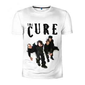 Мужская футболка 3D спортивная с принтом The Cure в Ухте, 100% полиэстер с улучшенными характеристиками | приталенный силуэт, круглая горловина, широкие плечи, сужается к линии бедра | 