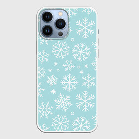 Чехол для iPhone 13 Pro Max с принтом Мелодия Рождества в Ухте,  |  | Тематика изображения на принте: новый год | снег | снежинки