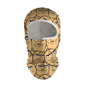 Балаклава 3D с принтом MEME DETERMINED NOT OKAY в Ухте, 100% полиэстер, ткань с особыми свойствами — Activecool | плотность 150–180 г/м2; хорошо тянется, но при этом сохраняет форму. Закрывает шею, вокруг отверстия для глаз кайма. Единый размер | determined not okay | meme | лицо | мем | определённо не всё в порядке