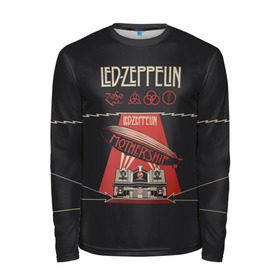 Мужской лонгслив 3D с принтом Led Zeppelin в Ухте, 100% полиэстер | длинные рукава, круглый вырез горловины, полуприлегающий силуэт | led | led zeppelin | блюз | группа | джимми пейдж | джон генри бонэм | джон пол джонс | лед зепелен | лед зеппелин | метал | роберт плант | рок | тяжелый | фолк | хард | хардрок | хеви | хевиметал