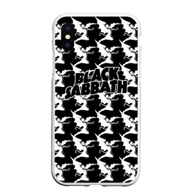 Чехол для iPhone XS Max матовый с принтом Black Sabbath в Ухте, Силикон | Область печати: задняя сторона чехла, без боковых панелей | black sabbath | ozzy osbourne |   рок | билл уорд | блэк | гизер батлер | метал | оззи | осборн | саббат | тони айомми