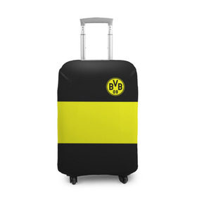 Чехол для чемодана 3D с принтом Borussia 2018 Black and Yellow в Ухте, 86% полиэфир, 14% спандекс | двустороннее нанесение принта, прорези для ручек и колес | боруссия | дортмунд