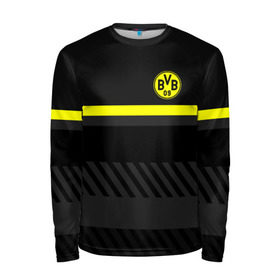 Мужской лонгслив 3D с принтом FC Borussia 2018 Original #3 в Ухте, 100% полиэстер | длинные рукава, круглый вырез горловины, полуприлегающий силуэт | Тематика изображения на принте: боруссия | дортмунд