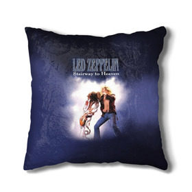 Подушка 3D с принтом Led Zeppelin в Ухте, наволочка – 100% полиэстер, наполнитель – холлофайбер (легкий наполнитель, не вызывает аллергию). | состоит из подушки и наволочки. Наволочка на молнии, легко снимается для стирки | led | led zeppelin | блюз | группа | джимми пейдж | джон генри бонэм | джон пол джонс | лед зепелен | лед зеппелин | метал | роберт плант | рок | тяжелый | фолк | хард | хардрок | хеви | хевиметал
