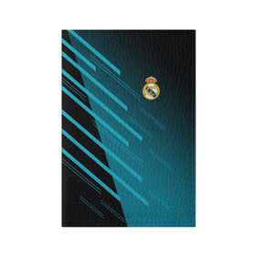 Обложка для паспорта матовая кожа с принтом Real Madrid Creative uniform в Ухте, натуральная матовая кожа | размер 19,3 х 13,7 см; прозрачные пластиковые крепления | fc | real madrid | реал мадрид | спорт | спортивные | фк | футбол | футбольный клуб