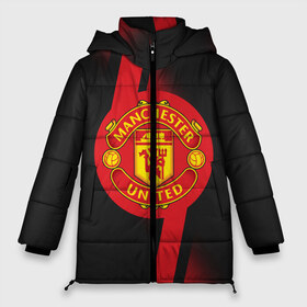 Женская зимняя куртка 3D с принтом F C M U 2018 Storm в Ухте, верх — 100% полиэстер; подкладка — 100% полиэстер; утеплитель — 100% полиэстер | длина ниже бедра, силуэт Оверсайз. Есть воротник-стойка, отстегивающийся капюшон и ветрозащитная планка. 

Боковые карманы с листочкой на кнопках и внутренний карман на молнии | fc | manchester united | манчестер юнайтед | спорт | спортивные | фк | футбол | футбольный клуб