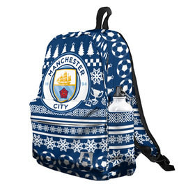 Рюкзак 3D Manchester city Новогодний: в Ухте, 100% полиэстер | лямки с регулируемой длиной, сверху петелька, чтобы рюкзак можно было повесить на вешалку. Основное отделение закрывается на молнию, как и внешний карман. Внутри два дополнительных кармана, один из которых закрывается на молнию. По бокам два дополнительных кармашка |