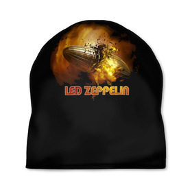 Шапка 3D с принтом Led Zeppelin в Ухте, 100% полиэстер | универсальный размер, печать по всей поверхности изделия | led zeppelin | джимми пейдж | джон генри бонэм | джон пол джонс | лед зепелен | лед зеппелин | роберт плант | рок группа