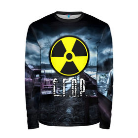 Мужской лонгслив 3D с принтом S.T.A.L.K.E.R. - Е.Г.О.Р. в Ухте, 100% полиэстер | длинные рукава, круглый вырез горловины, полуприлегающий силуэт | Тематика изображения на принте: stalker | егор | егорка | имя | припять | радиация | сталкер | чернобыль