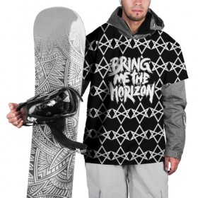 Накидка на куртку 3D с принтом Bring Me the Horizon в Ухте, 100% полиэстер |  | bmth | bring me the horizon | альтернативный метал | альтернативный рок | бмтх | бмтш | группа | достань для меня горизонт | дэткор | метал | рок | электроник рок