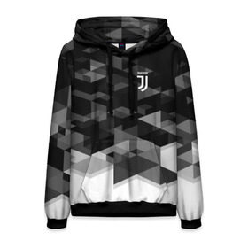 Мужская толстовка 3D с принтом Juventus 2018 Geometry Sport в Ухте, 100% полиэстер | двухслойный капюшон со шнурком для регулировки, мягкие манжеты на рукавах и по низу толстовки, спереди карман-кенгуру с мягким внутренним слоем. | fc | juventus | спорт | спортивные | фк | футбол | футбольный клуб | ювентус