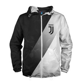 Мужская ветровка 3D с принтом Juventus 2018 Элита в Ухте, 100% полиэстер | подол и капюшон оформлены резинкой с фиксаторами, два кармана без застежек по бокам, один потайной карман на груди | Тематика изображения на принте: fc | juventus | спорт | спортивные | фк | футбол | футбольный клуб | ювентус