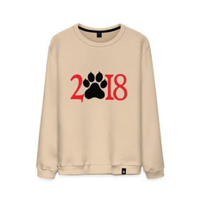 Мужской свитшот хлопок с принтом 2018 Год Собаки в Ухте, 100% хлопок |  | 
