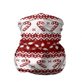 Бандана-труба 3D с принтом Christmas fashion в Ухте, 100% полиэстер, ткань с особыми свойствами — Activecool | плотность 150‒180 г/м2; хорошо тянется, но сохраняет форму | Тематика изображения на принте: christmas | new year | santa | елка | елочки | новогодний | новый год | рождество | снег | снежинки