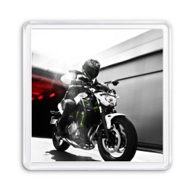 Магнит 55*55 с принтом Kawasaki в Ухте, Пластик | Размер: 65*65 мм; Размер печати: 55*55 мм | Тематика изображения на принте: motorbike | motorcycle | race | rider | ryder | speed | yamaha | байк | гонки | гонщик | кавасаки | мото | мотобайк | мотоцикл | райдер | скорость | ямаха
