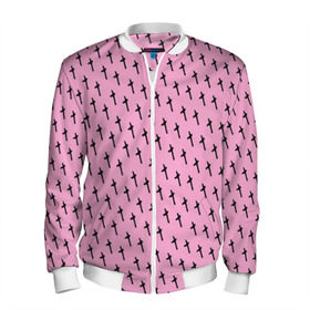 Мужской бомбер 3D с принтом LiL PEEP Pattern в Ухте, 100% полиэстер | застегивается на молнию, по бокам два кармана без застежек, по низу бомбера и на воротнике - эластичная резинка | lil peep. cry baby | лил пип