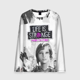 Мужской лонгслив 3D с принтом Chloe. Life is Strange. в Ухте, 100% полиэстер | длинные рукава, круглый вырез горловины, полуприлегающий силуэт | before the storm | black and white | chloe | grunge | life is strange | pink | punk | гранж | розовый | хлоя | черно белое
