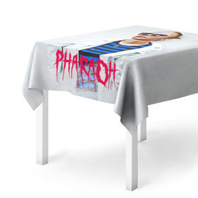 Скатерть 3D с принтом Pharaoh 2 в Ухте, 100% полиэстер (ткань не мнется и не растягивается) | Размер: 150*150 см | dead dynasty | pharaoh | pink phloyd | мертвая династия | фараон