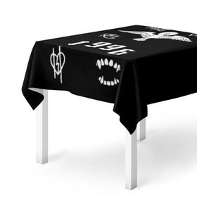 Скатерть 3D с принтом Pharaoh Tattoo в Ухте, 100% полиэстер (ткань не мнется и не растягивается) | Размер: 150*150 см | dead dynasty | pharaoh | pink phloyd | мертвая династия | фараон