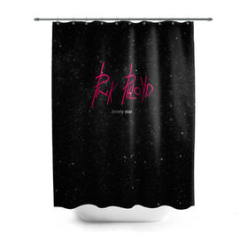 Штора 3D для ванной с принтом Pink Phloyd в Ухте, 100% полиэстер | плотность материала — 100 г/м2. Стандартный размер — 146 см х 180 см. По верхнему краю — пластиковые люверсы для креплений. В комплекте 10 пластиковых колец | dead dynasty | pharaoh | pink phloyd | мертвая династия | фараон